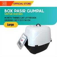 Gambar M-Pets Thebes Cat Litter Box Large / Kandang Pasir Gumpal Kucing dari M-Pets Volk Pets Indonesia Kota Administrasi Jakarta Barat 3 Tokopedia