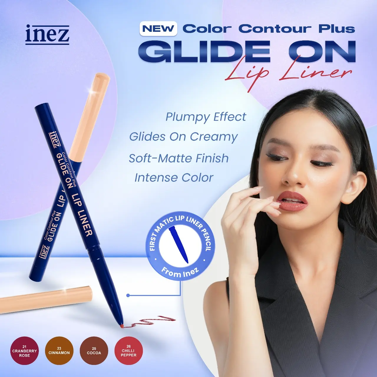 Inez CCP Glide On Lip Liner