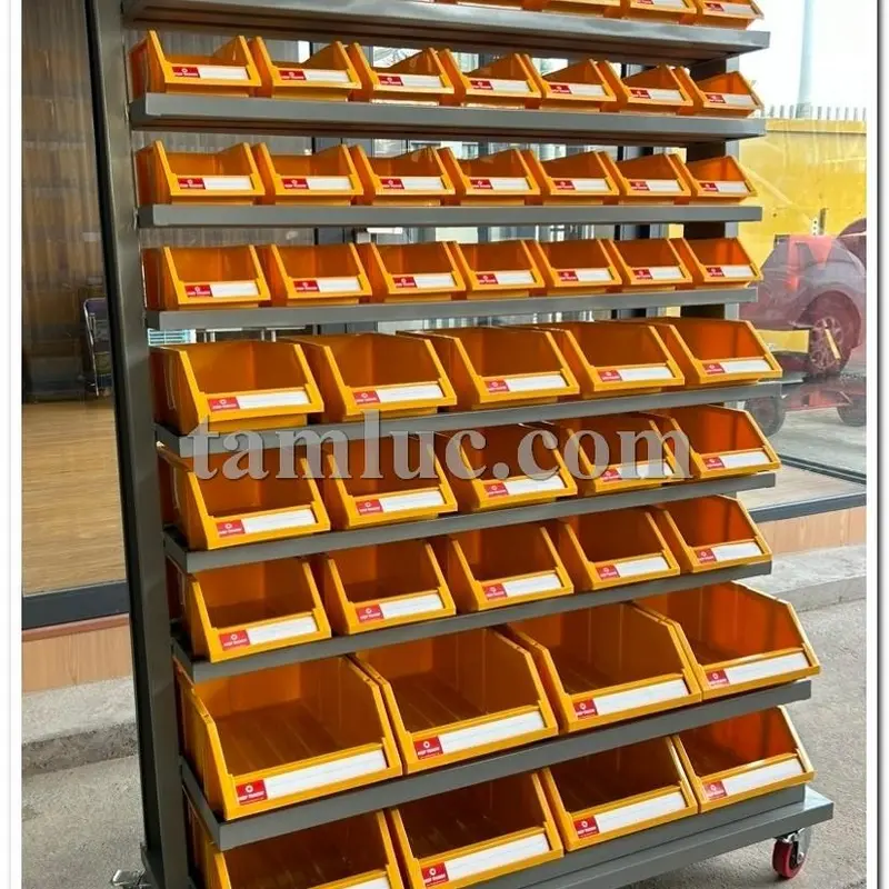 Kệ dụng cụ, kệ vật tư, kệ linh kiện - Thiết kế chắc chắn 0