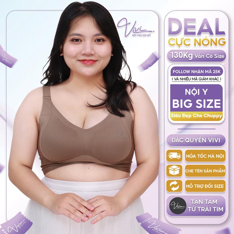 Áo lót Bigsize Che khuyết điểm - Big size không lộ ngấn mỡ - Không gọng - Mặc đồ hở lưng - Mã A59