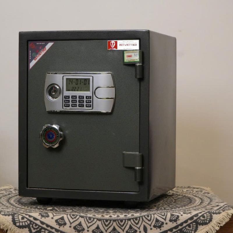 Product Introduction of Két Sắt Việt Tiệp KVTE96 Điện Tử chống cháy có báo động, bảo hành 5 năm, miễn phí vận chuyển toàn quốc 11
