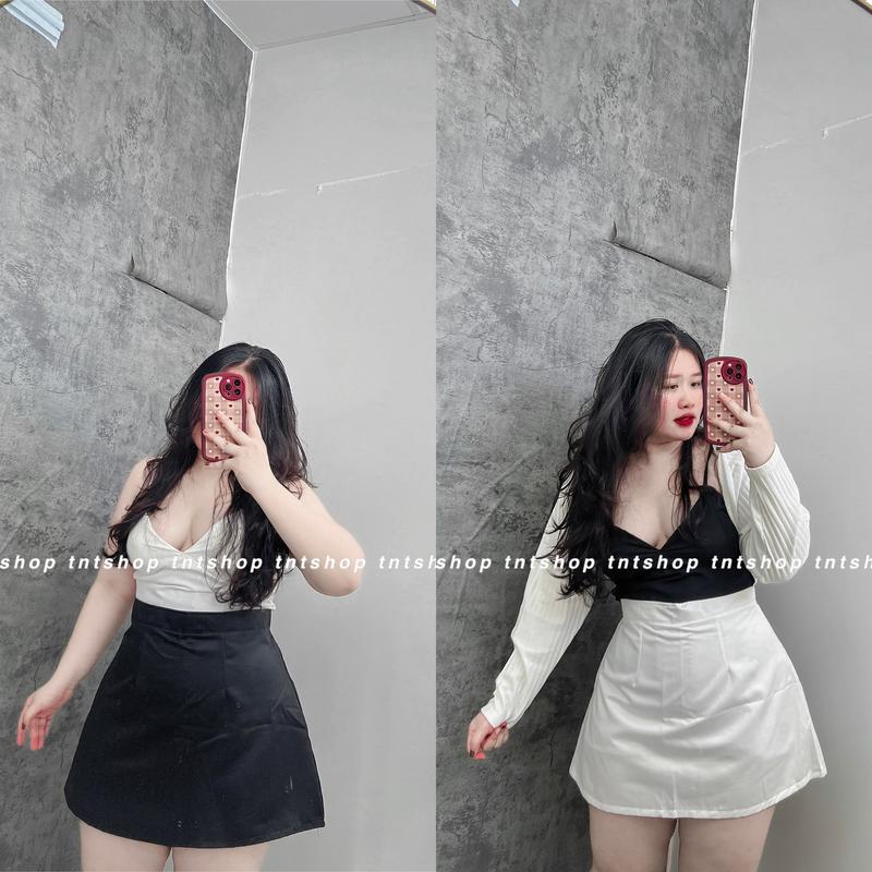 ÁO BRA 2 DÂY NHÚN THUN SANG CHẢNH CÓ MÚT NGỰC TNT SHOP BIGSIZE 60KG 90KG