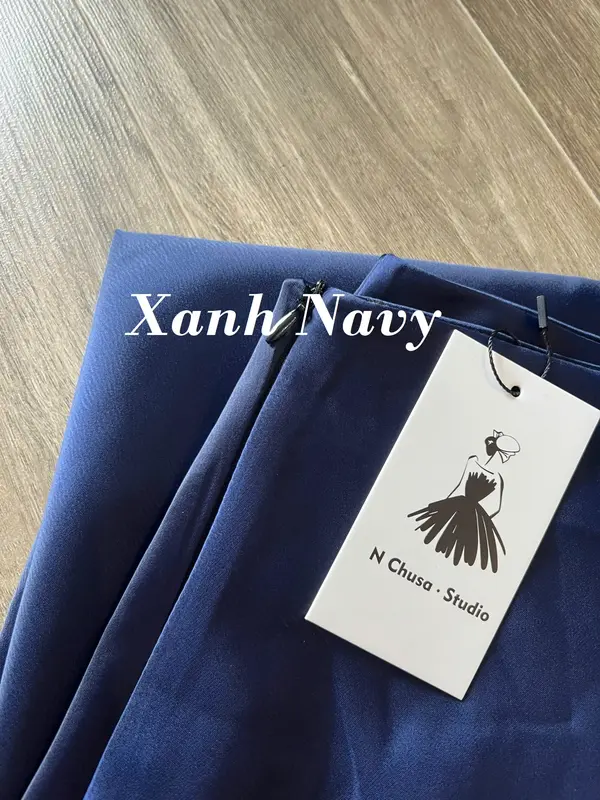 Chân váy Lụa Vân Gỗ Dáng Dài chữ A Thanh lịch, Nữ Tính, Cực Xinh 7
