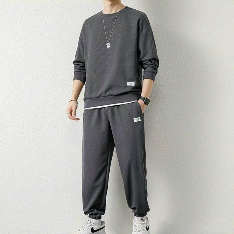 Product Introduction of Gym autumn and winter Cotton running fitness T-shirt double layer honeycomb mesh long sleeve tracksuit 15