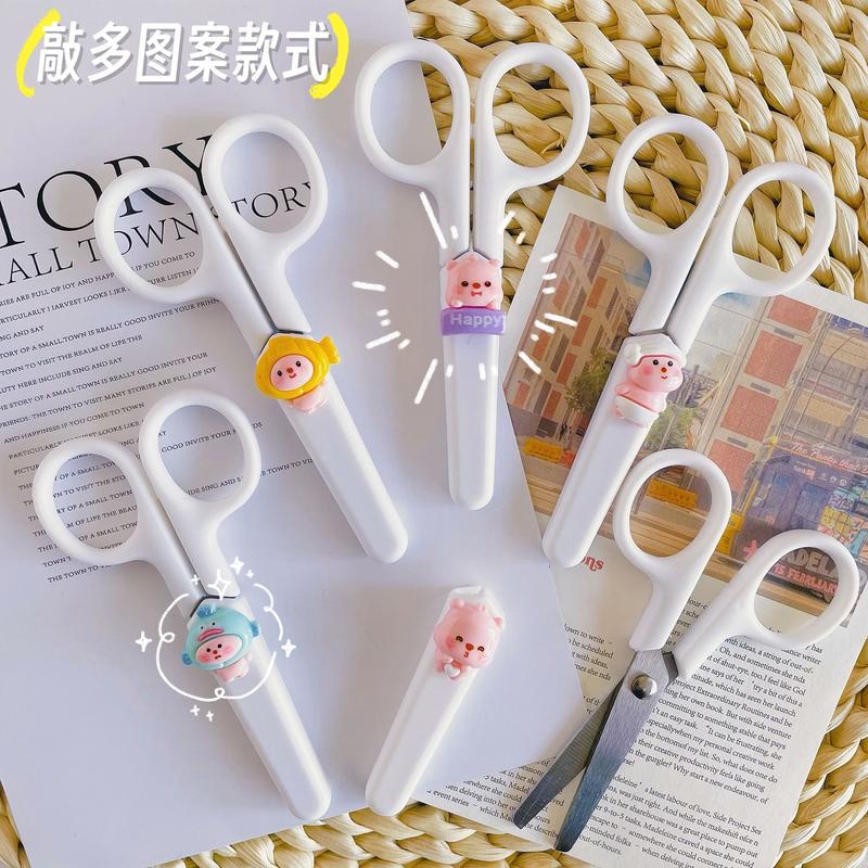 Creative Simple Stainless Steel Small Scissors Office Art Clipper ...