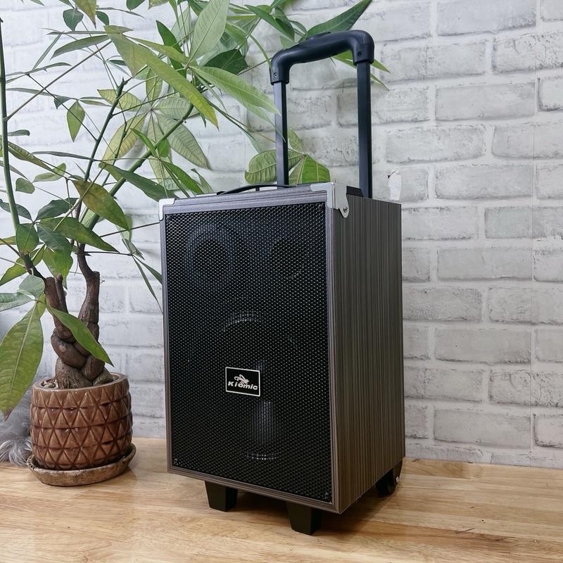 Loa kéo di dộng Kiomic Q8 kèm 1 mic không dây, Bảo hành 12 tháng Củ Loa Nghe Nhạc Bluetooth