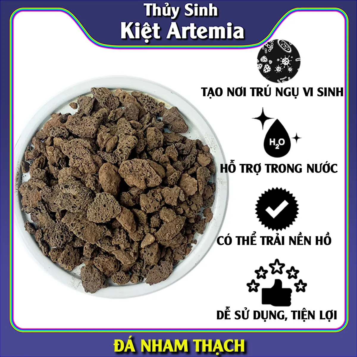 Nham Thạch Lọc Nước Bể Cá, Vật Liệu Lọc Xử Lý Nước
