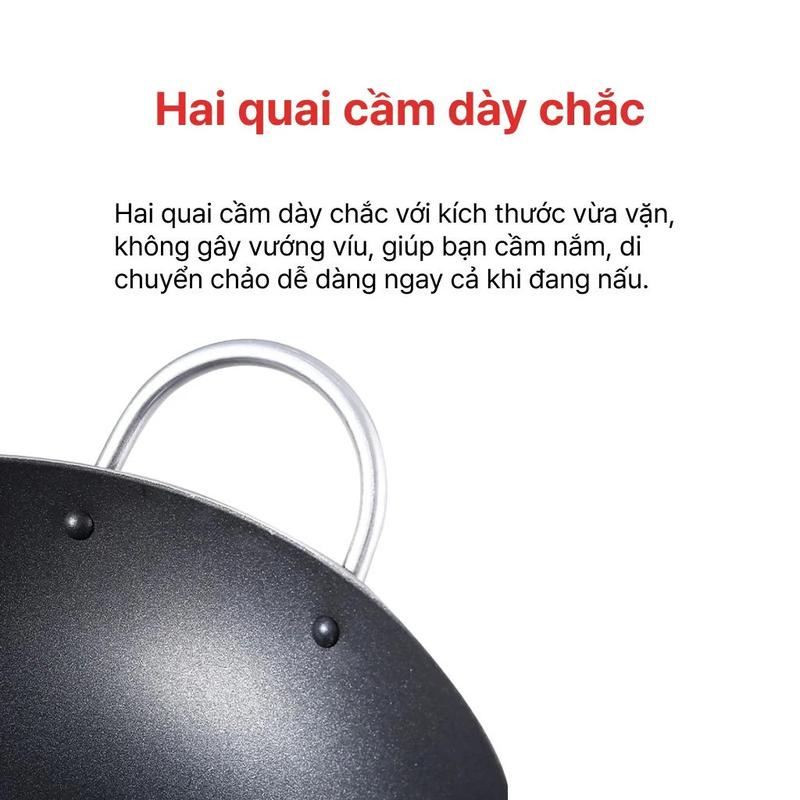 Chảo chống dính [Happycook] HWF 32/ 34/ 36 2
