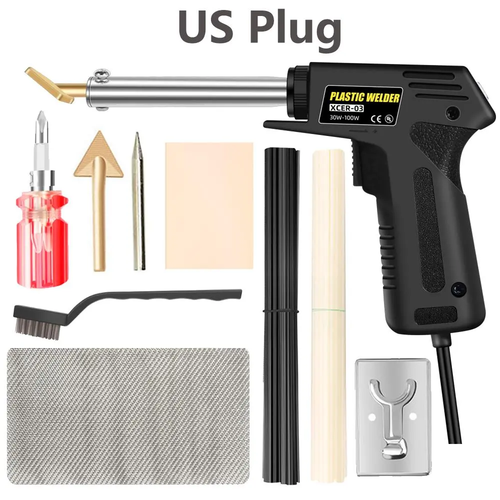 Car Bumper Repair Machine Smoothing Tool Kit, Smoothing Plastic Repair Cracking and Hole Welding Machine, Professional Car Surface Repair Tool