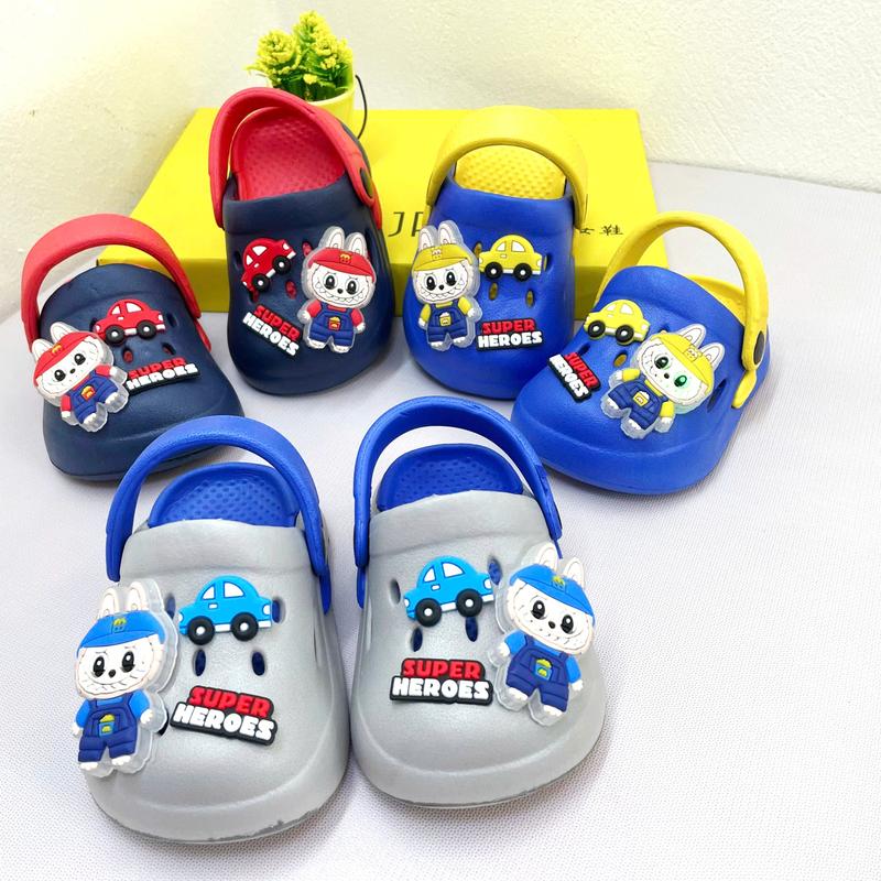 [Có Đèn] Sục Cros, Dép LaBuBu Cho Bé Trai Bé Gái Có Đèn Nhấp Nháy Đế Mềm Êm size 18 Đến 29