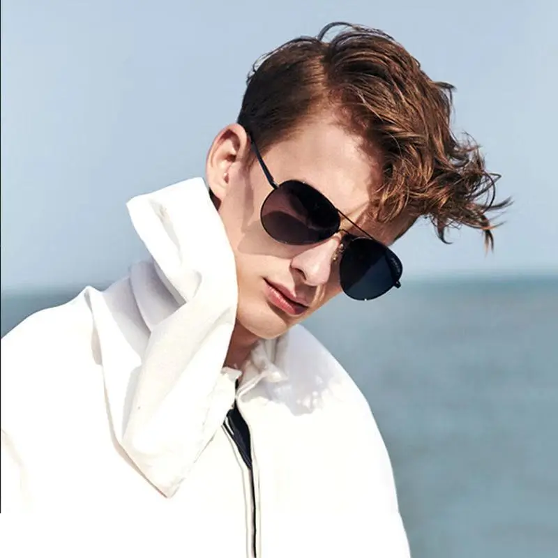 Popular Men's Polarized Sunglasses with Spring Legs and Color-changing Lenses gentle monster  sunglass antiblue  light fashion  sunglasses