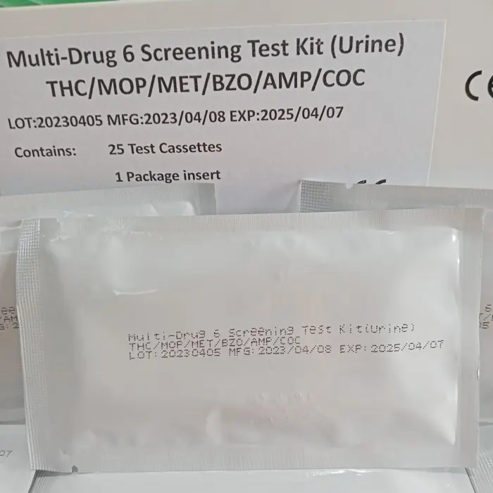 Drugs Abuse Test Alat Tes Urine Narkoba- 6 Parameter 1 Box ST6 1
