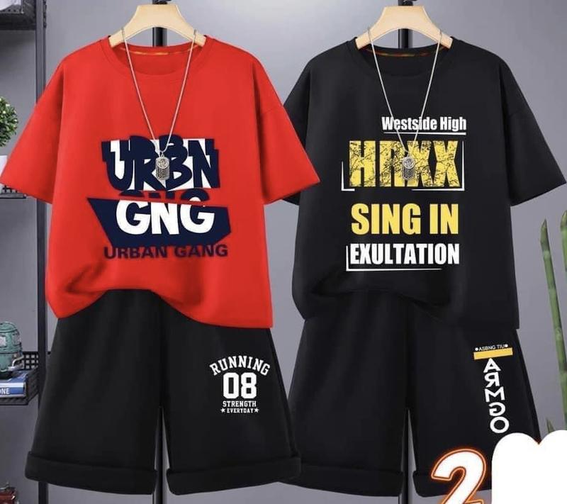  Đồ Bộ Bé Trai 17-40kg   Freeship  . Bộ Quần áo trẻ em thun thái 5-14 tuổi. 