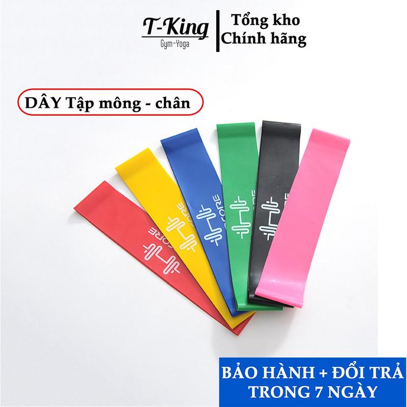 Set 6  Dây Kháng Lực  miniband, dây đàn hồi kháng lực - Chuyên tập Mông  Tập Cơ Tay  chính hãng redcore