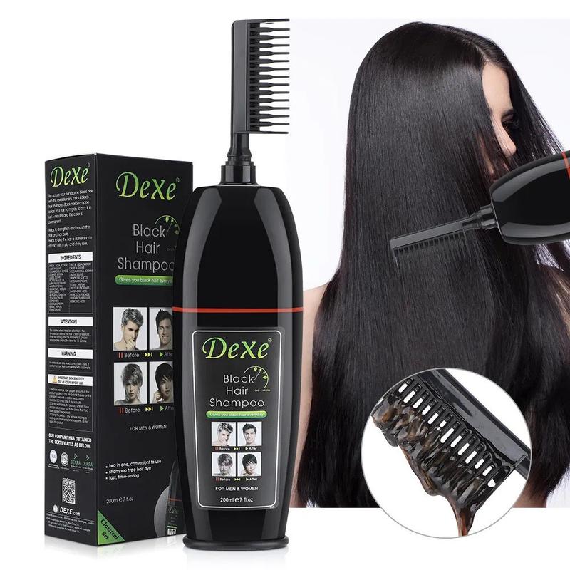 Dầu gội phủ bạc Dexe nhuộm đen tóc bạc trong 10 phút 0