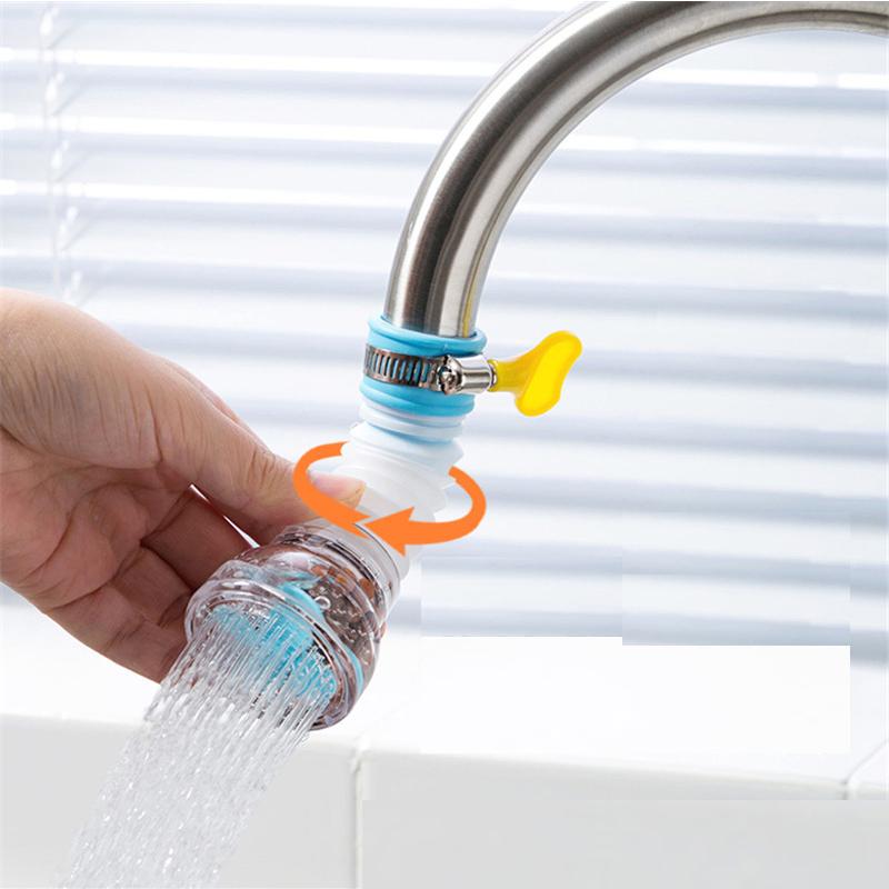 Product Introduction of Combo 6 Vòi Nước Rửa Bát Xoay 360 DLS Đầu Vòi Nước Chống Bắn Nước Có Thể Kéo Dài Đầu Lọc Nước Tại Vòi Tiện Lợi An Toàn Vệ Sinh 2