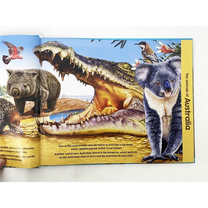 Product Introduction of High Quality Animals Of The World Book For Kids To Learn Interesting Facts About Animals (Hardcover) 14