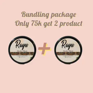 Rayu masker hitam bundling package