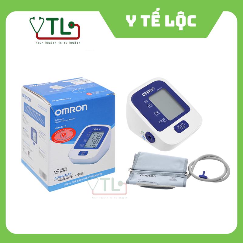 Máy đo huyết áp và nhịp tim bắp tay Omron HEM - 8712 BH 5 năm chính hãng