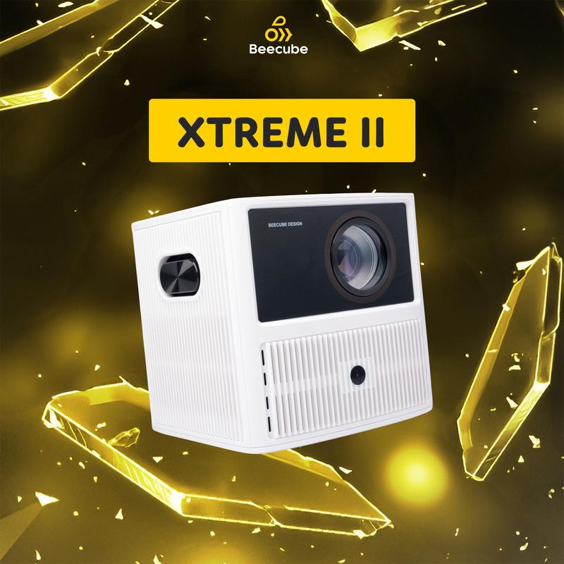 [ BEECUBE LIVE] Máy Chiếu Mini Cao Cấp Beecube Xtreme Gen 2 - Full HD - Bảo Hành 1 Đổi 1 Trong 12 Tháng, Máy Chiếu Tích Hợp Âm Thanh Projector Kem Bluetooth