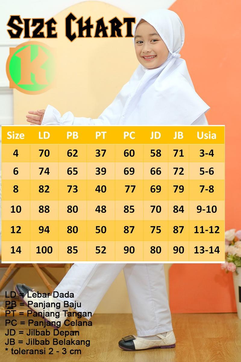 Product Introduction of ONESET PUTIH MANASIK BY KHALID FASHION | Setelan Manasik Anak | Setelan Putih Anak Perempuan [4-14 tahun] 0