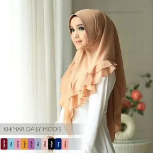 Khimar Jilbab Daily Modis Murah Kerudung Syari / Jilbab Khimar Syari / Grosir Jilbab