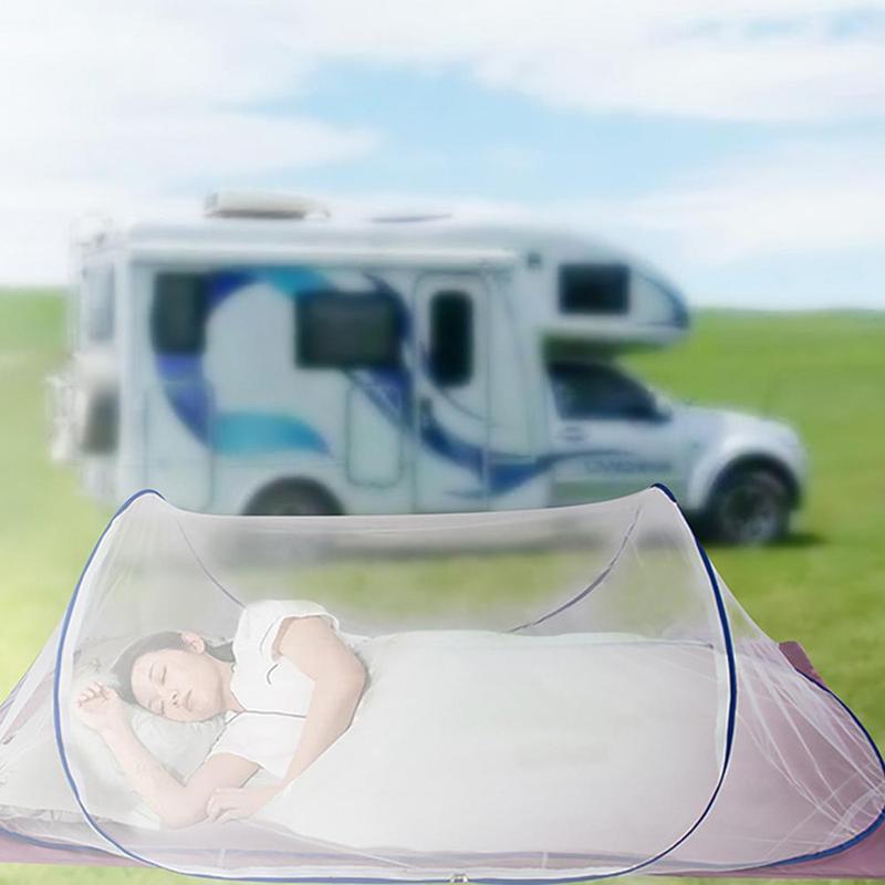 Product Introduction of Mosquito Net For Trips Anti Mosquito For Girl Single Bed Folding Portable Adjustable Luxury Mosquito Net For Bed With Zipper 11