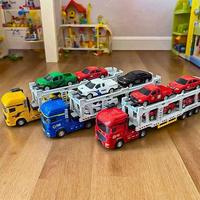 Gambar PIKYO 5 in 1 Mainan Mobil Truk Pengangkut Mobil Pull Back Car Inertia Mainan Mobil Dengan Tempat Penyimpanan Mobil Truk Mainan Anak Kontaine - 706-67-TruckBlue dari PIKYO INDONESIA Kab. Tangerang 3 Tokopedia