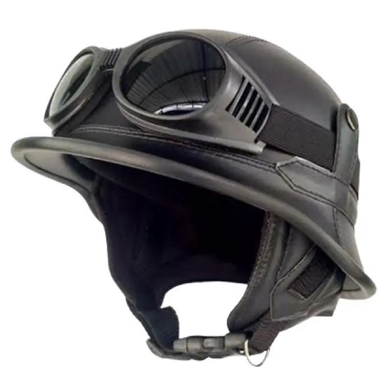 HELM MILENIAL NAZI KULIT + KACA MATA Motorcycle 0