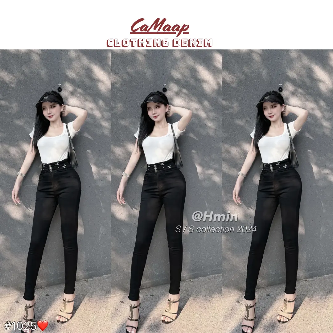 Quần Jeans Nữ Dáng Skinny Ôm Camaap,Tôn dáng chân thon dài và vòng eo nhỏ 1025