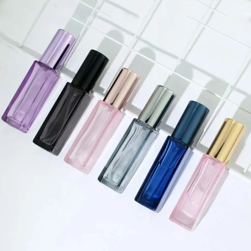 [HCM] Vỏ rỗng, chai đựng nước hoa 3ml, 5ml, 9ml, 10ml thân vuông cao gradient dày dặn, nắp cùng màu.