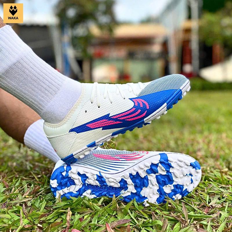 Giày Bóng Đá, Đá Banh Waka Vapor 13 Pro Cổ Cao size 38-44 (Tặng Kèm Tất)