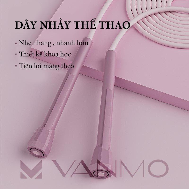 Dây Nhảy Tập Thể Dục Thể Thao, Rèn Thể Lực Hỗ Trợ Giảm Cân Đốt Mỡ Tay Cầm Chống Trơn Trượt Cao Cấp Không Pin 2