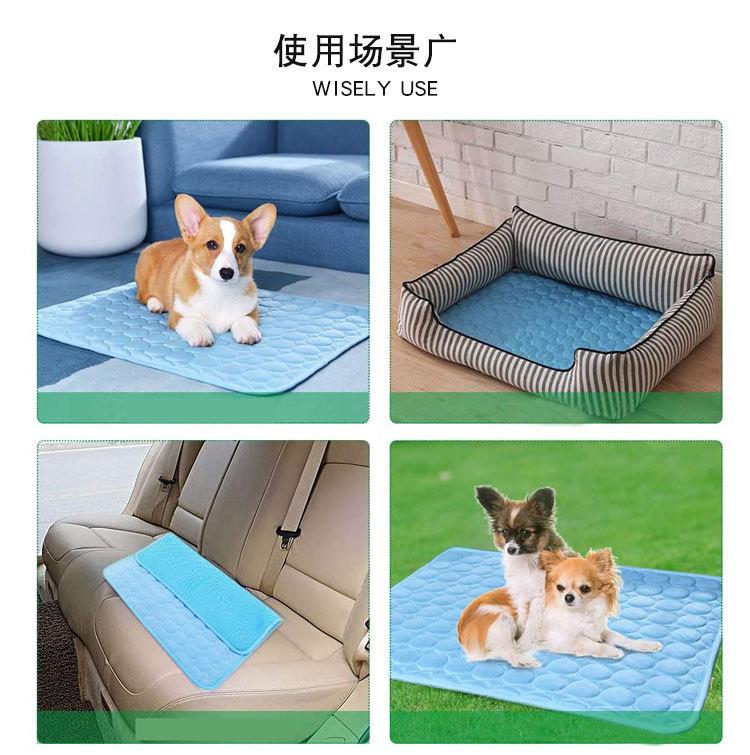 Product Introduction of Pet Dog Mat Cooling Summer Pad Mat For Dogs Cat Blanket Sofa Breathable Dog Bed Summer Washable For Small Medium Large Dogs Car 5