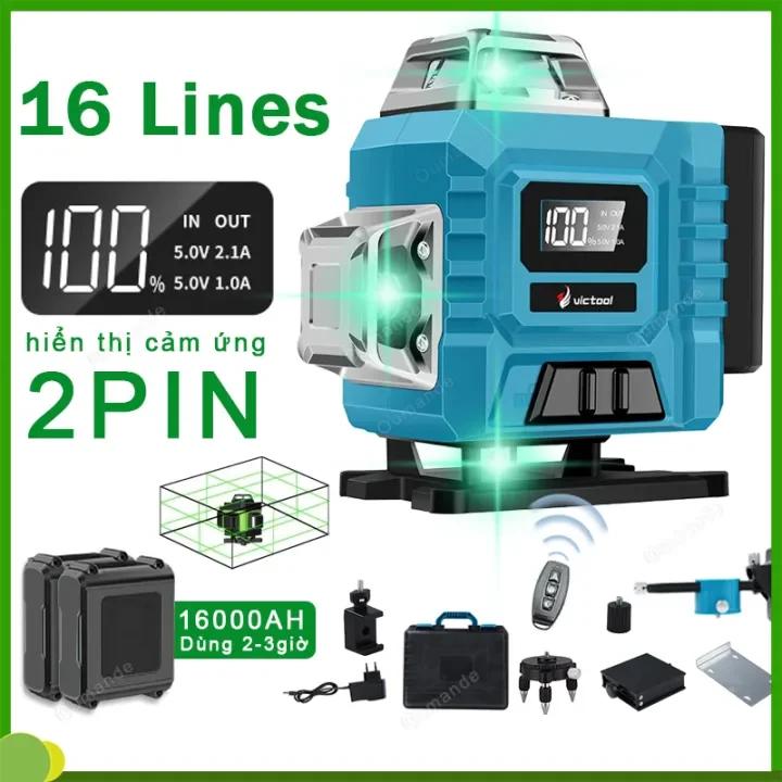 Máy laser 8/12/16 tia Victool máy bắn cốt 12 tia xanh máy cân mực laser ngoài trời Nguồn sáng nhập khẩu có thể nhìn thấy ngoài trờiguồn sáng nhập khẩu may laze 12 tia Nguồn sáng nhập khẩu máy cân bằng siêu sáng máy cân mực