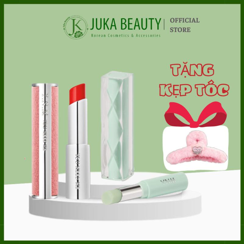 (Tặng kèm kẹp tóc) Son dưỡng có màu YNM Candy Gloss Lip Balm Nữ Women Son Môi (DATE T9/2025)