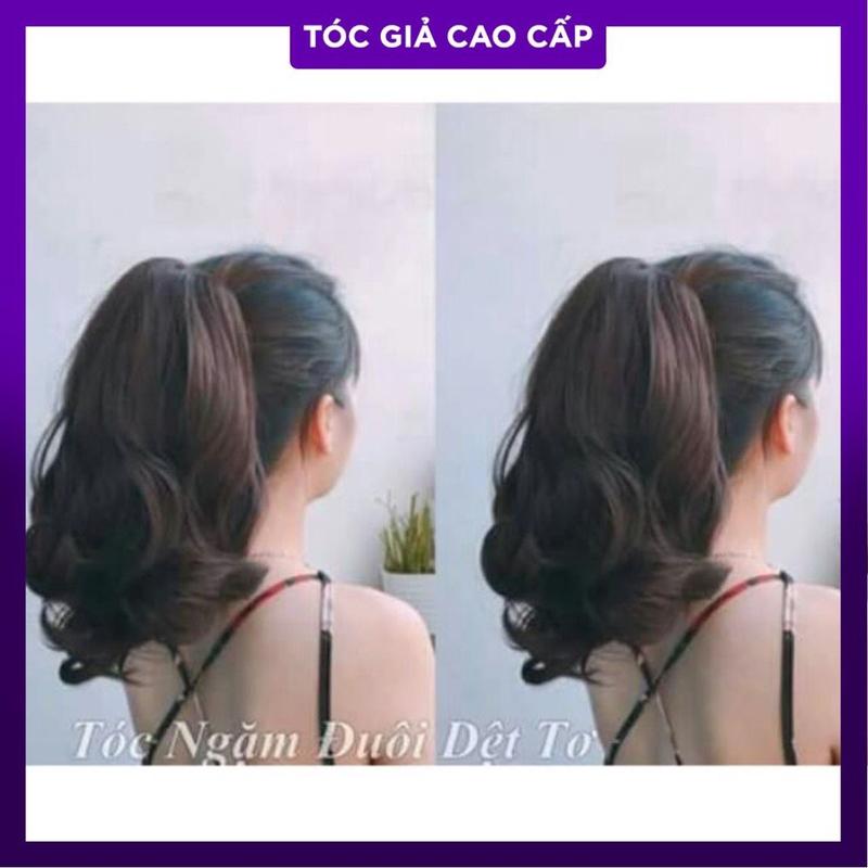Tóc giả cao cấp ngoặm xoăn ngắn [MẪU MỚI] ngoặm tóc n52 chắc chắn ko rơi rớt, chất tóc mềm mượt