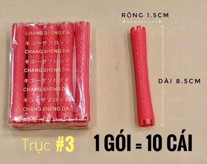 Trục Uốn Lạnh Bám Tóc , Nhựa Dày Cứng Cáp , Hàng Loại 1 ( FREE SHIP ) Nam Nữ 2