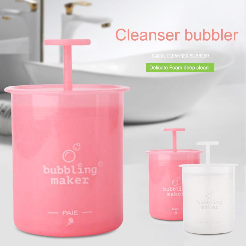 Cốc tạo bọt sữa rửa mặt mini PP dày di động Máy tạo bọt thủ công bong bóng nhỏ 