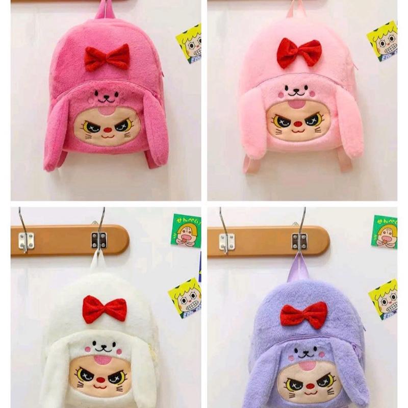 Balo babythree cho bé Balo cho bé mầm non - mẫu giáo bé trai bé gái balo trẻ em ba lô hoạt hình hình thú chất nhung mịn siêu ngộ nghĩnh