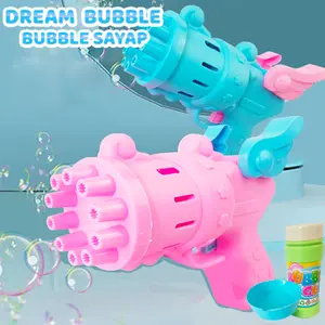 Mainan Bubble Gun Sayap / Mainan Gelembung Sabun / Mainan Tembakan Balon Gatling Anak / Mainan Elektrik Edukasi Edukatif SH677 Toys
