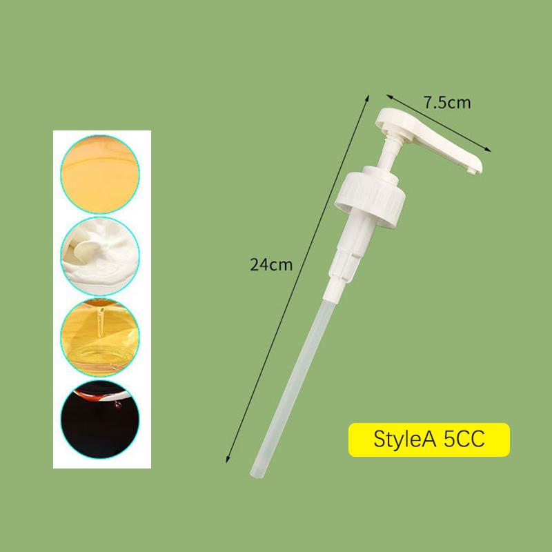 Product Introduction of Syrup Pumps Dispenser Replacement Sauce Pressure Nozzle Bottle Pump Containers for Coffee Kitchen Seasoning Liquid 40