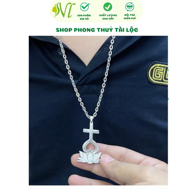 Dây chuyền Thiên Tâm Đạo đẹp không đen không dị ứng xài nước  tốt - Shop Phong Thuỷ Tài Lộc dây chuyền  mặt  dây dấu thiên tâm Trang Sức 2