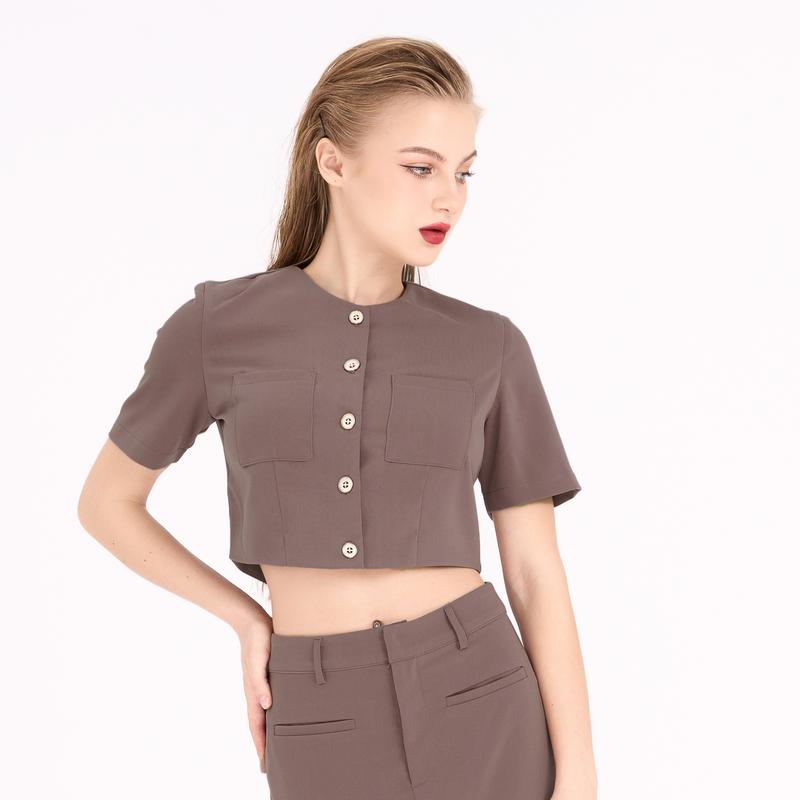 Chân váy midi A tuyết nhung Nữ Women Voi 5