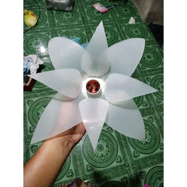 kelopak lampu bunga bahan mika kuat awet dekorasi/ruangan murah cantik dan 5