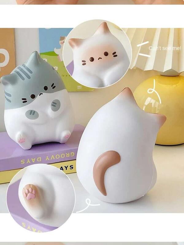Product Introduction of New Cat Relief Toy PU Slow Rising Squeeze Antistress Ball Cartoon Table Ornaments Squishy Stress Reliever Toys 7
