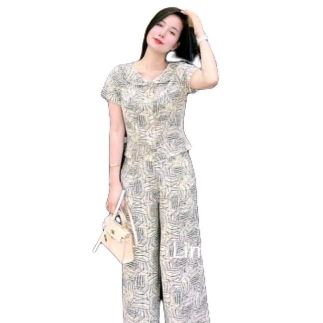 Bộ đồ nữ chất vải lụa Hàn dành cho chị em 4