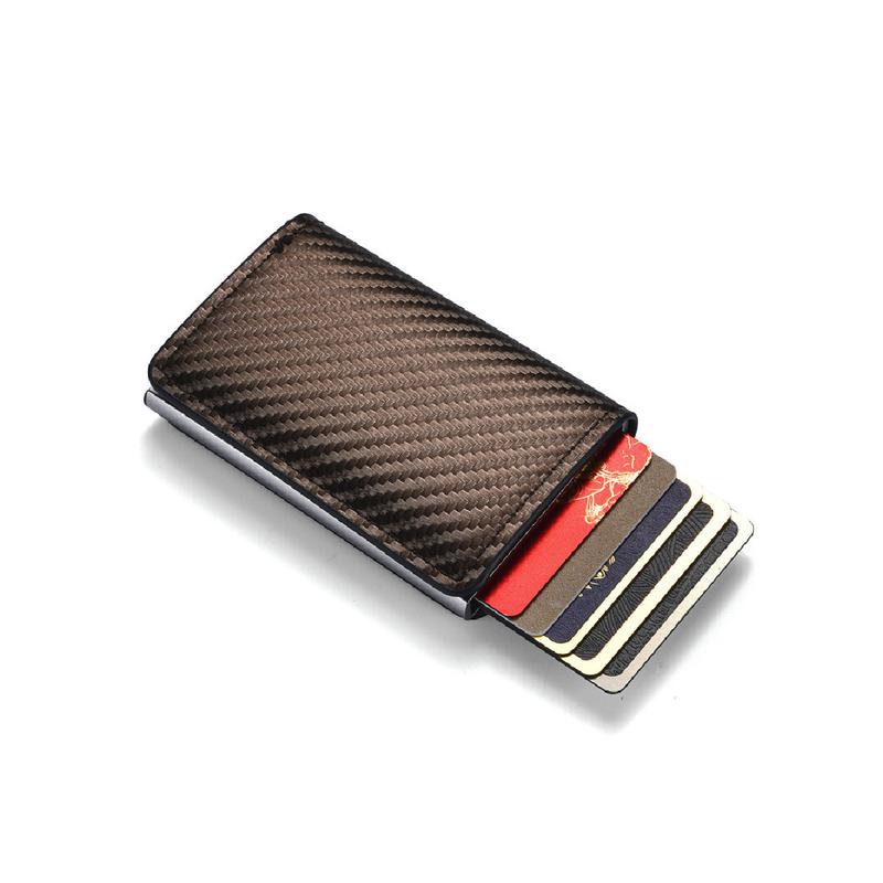 Lightweight anti-theft and anti-magnetic metal card case, business aluminum alloy card case, card holder bag for men 0