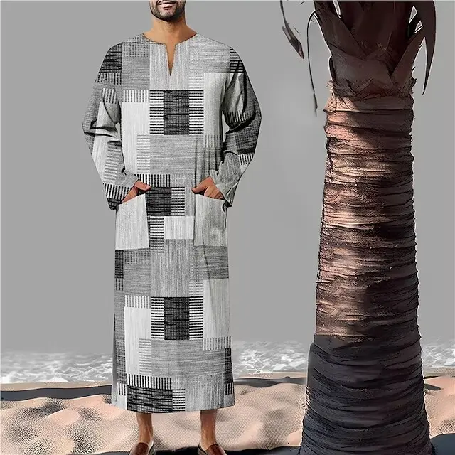Trang Phục Nam Hồi Giáo, Hàng Mới Về Mùa Thu 23, Quần Áo Trung Đông Ả Rập, Áo Choàng Thêu Cho Nam Dubai Ả Rập, Hàng Quốc Tế Thương