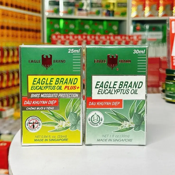 Dầu khuynh diệp con Ó Eagle Brand Eucalyptus oil Singapore 25ml, 30ml 2